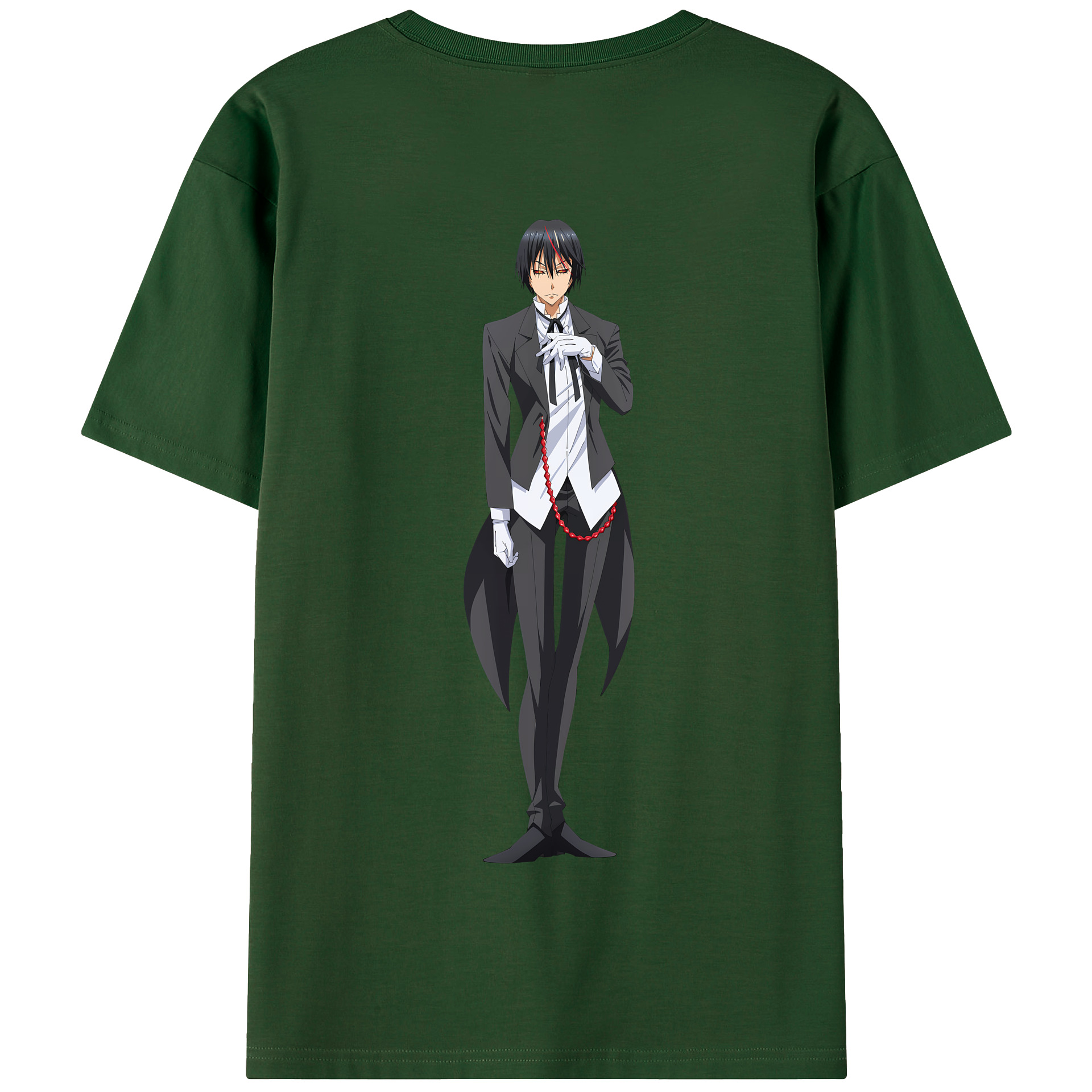 （画像用） 転スラ Regarding Reincarnated to Slime 綿100％半袖Tシャツ（背面プリント）